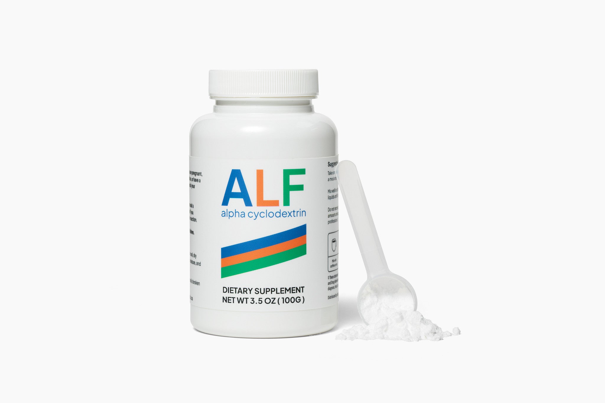 ALF Alpha Cyclodextrin: Plant-Based Fiber 3.5oz (100g) Bulk