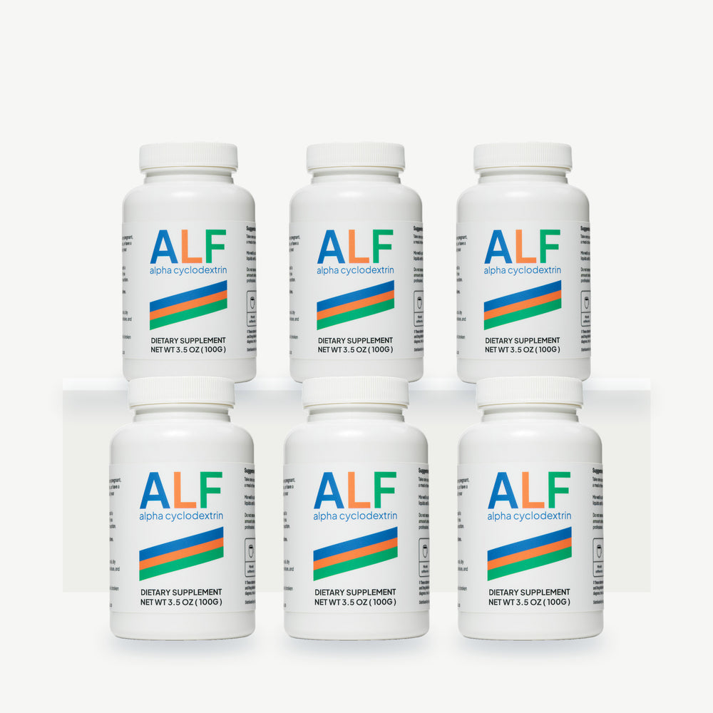 Alpha-Cyclodextrin Powder 6-Pack by ALF (6 × 100g)